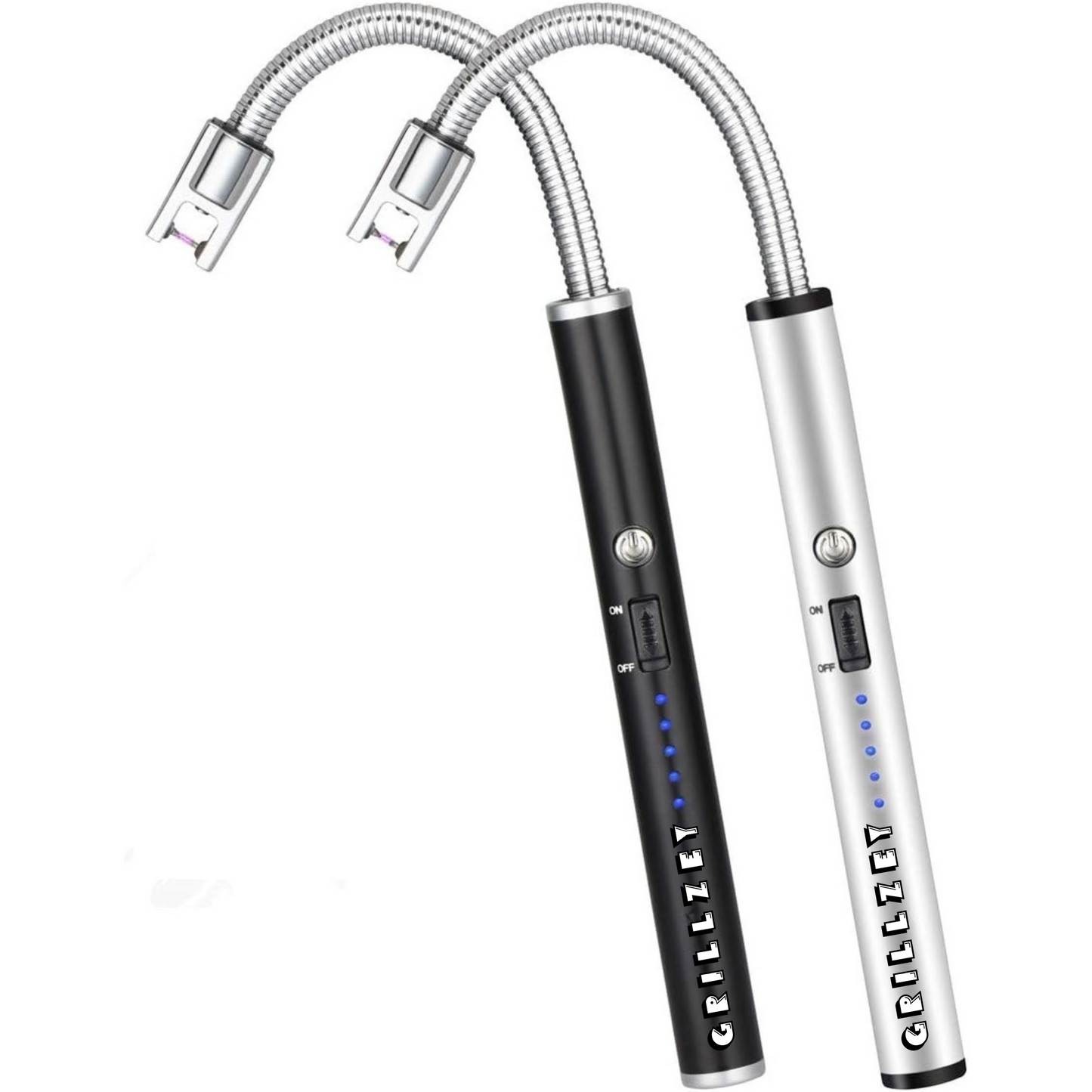 GRILLZEY® Plasma Arc Electric Lighters Rechargeable - USB Long Reach for Scented Candles, BBQ Grill &Camping - Windproof Design Lighters